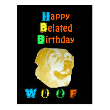 Woof Vykort