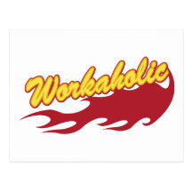 Workaholic Vykort