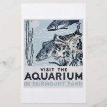 WPA - Akvarium Flygblad Designs