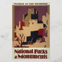 WPA - Nationalparker Flygblad