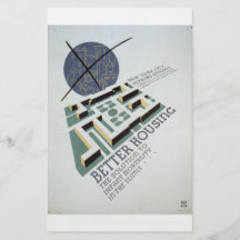 WPA-vintage - Full Färg Flygblad