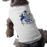 Wright familjvapensköld t-shirt för hundar