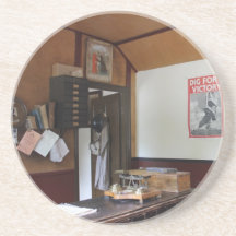 WW2 postar - kontor 1 Underlägg För Glas