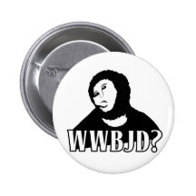 WWBJD? - Skulle vad beasten som Jesus gör? Knappar