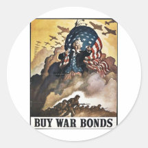 Wwii Bonds21 Klistermärke
