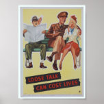 WWII-propagandaaffischen/kriger försök