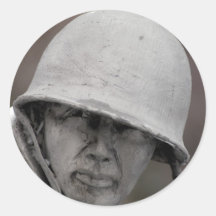 WWII-veteranstaty Klistermärke