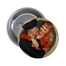 WWII-vintage affisch Knappar