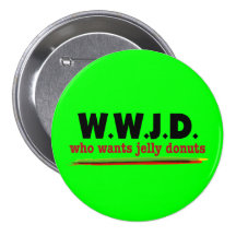 WWJD KNAPP MED NÅL