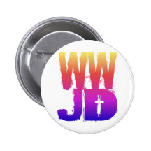 WWJD vad skulle Jesus, gör Knappar