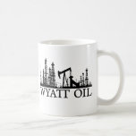 Wyatt olje-/svart logotyp muggar