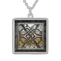 X initiala halsband för sten för Monogram"Celticsv