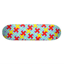 X mönster skateboard decks