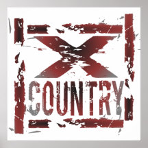 XC cross country springer Posters
