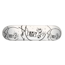Y U inget komiskt ansikte för grabb Skate Board Deck