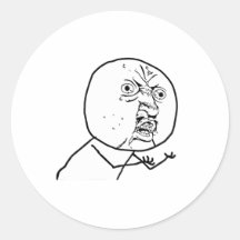 Y U INTE?? KLISTERMÄRKEN