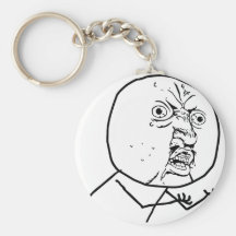 Y U INTE?? NYCKEL RING