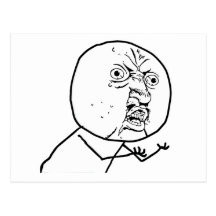 Y U INTE?? VYKORT
