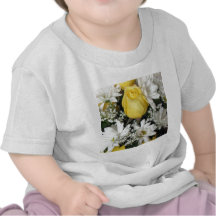 Yellow Rose white daisies Shirts