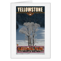 Yellowstone medborgareParkera-Kort