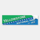 Yellowstone nationalpark bildekal