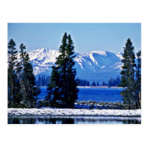 Yellowstone nationalpark för sjö - Yellowstone Vykort