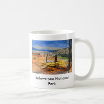 Yellowstone nationalpark kaffe muggar