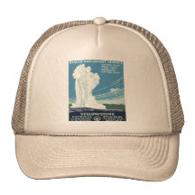 Yellowstone nationalpark trucker keps
