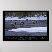 Yellowstone nationalparkaffisch