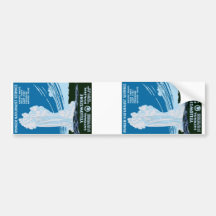 Yellowstone nationalparkvintage bildekal