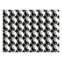 Yin och Yang mönster Fototryck