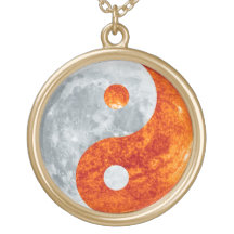 Yin-Yang asiatiskt symbol för Balance rundahalsban