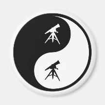Yin Yang astronomi Kylskåps Magneter