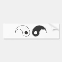 Yin Yang Augen eyes Auto Sticker