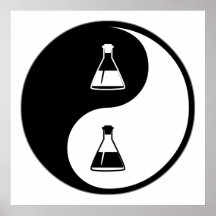 Yin Yang biologi Affisch