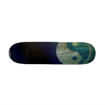 Yin Yang blåttSkateboard