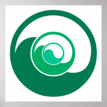 Yin Yang design Affisch