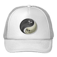 Yin Yang döskallar Baseball Hat