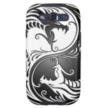 Yin Yang drakar Galaxy S3 Fodral