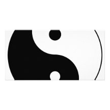 yin yang foto kort