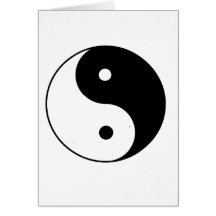 Yin__Yang Hälsnings Kort
