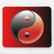 Yin Yang harmoni Mousepad Mus Mattor