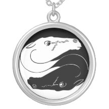 Yin Yang hästar Personliga Halsband