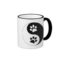Yin Yang hundtassar Mugg