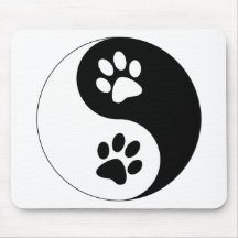 Yin Yang hundtassar Mus Matta