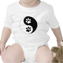 Yin Yang hundtassar Tee