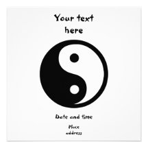 Yin Yang Inbjudningar