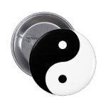 Yin Yang Knapp Med Nål