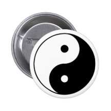 Yin Yang knäppas Knapp Med Nål