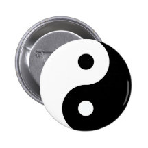 Yin Yang knäppas Pins